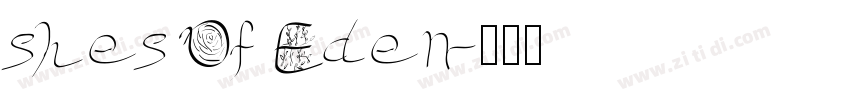 shes Of Eden字体转换